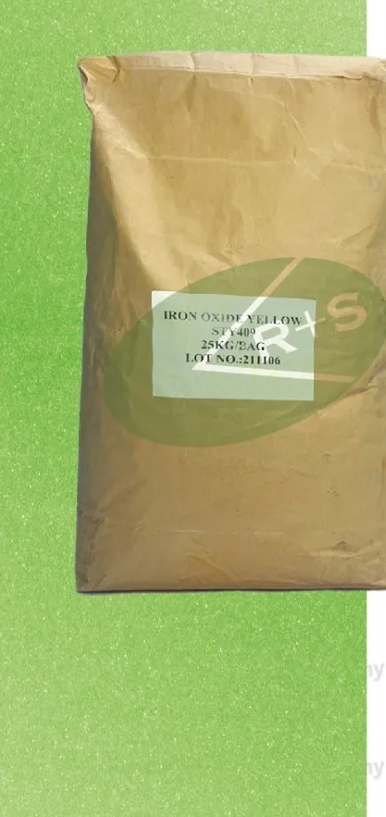 Saco de Óxido de Hierro Transparente Amarillo STY409